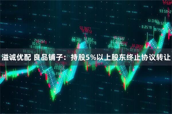 溢诚优配 良品铺子：持股5%以上股东终止协议转让