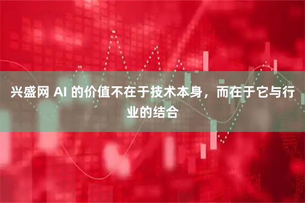 兴盛网 AI 的价值不在于技术本身，而在于它与行业的结合