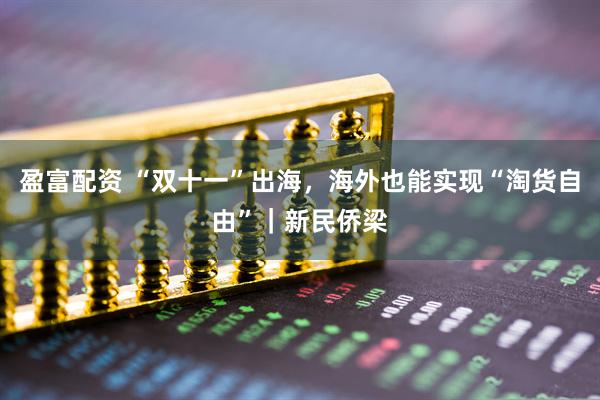 盈富配资 “双十一”出海，海外也能实现“淘货自由”｜新民侨梁